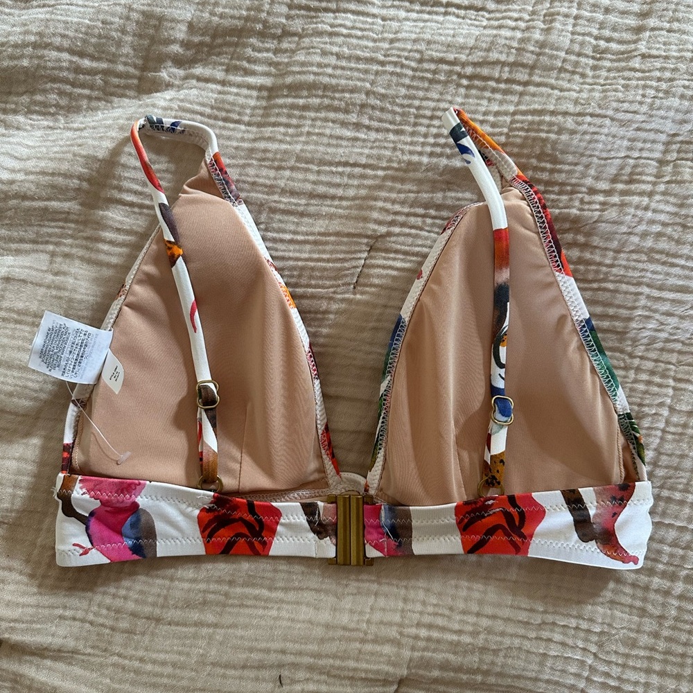 J CREW Animal Print Swim Top SMALL - Picture 2 of 6